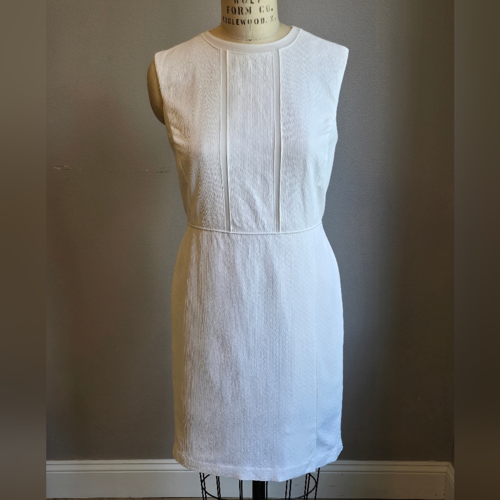 Vintage Classiques Entier white sleeveless dress